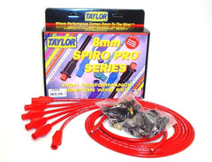Taylor Cable Products 73245 8mm Spiro-Pro univ 6 cyl 180 red