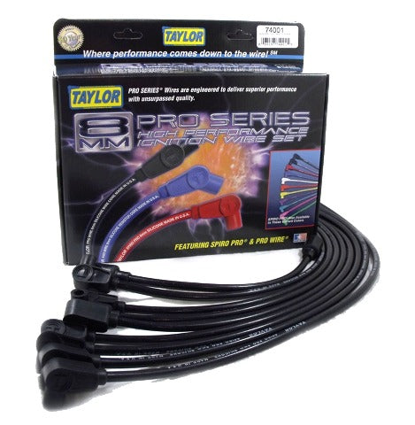 Taylor Cable Products 74001 8mm Spiro-Pro custom 8 cyl black