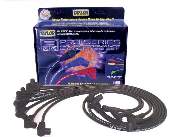 Taylor Cable Products 74006 8mm Spiro-Pro custom 8 cyl black