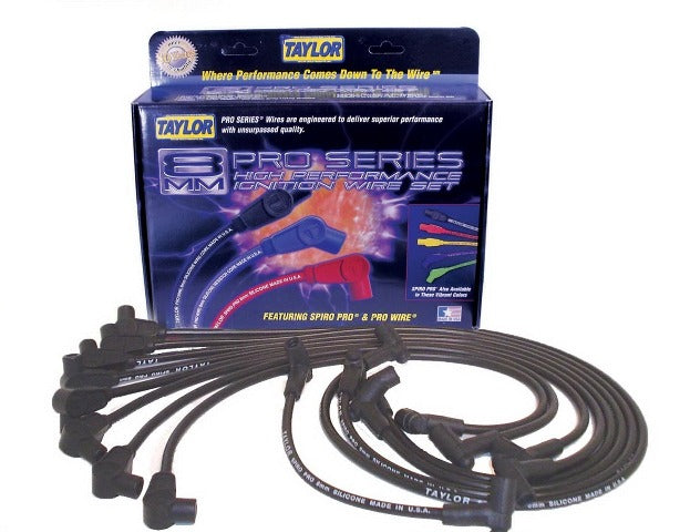 Taylor Cable Products 74036 8mm Spiro-Pro custom 8 cyl black