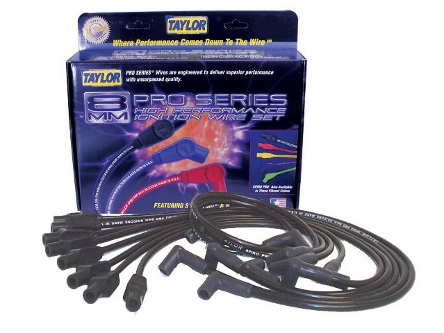 Taylor Cable Products 74037 8mm Spiro-Pro custom 8 cyl black