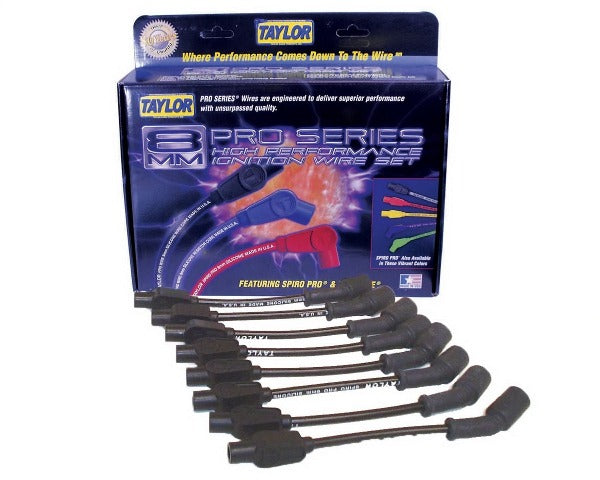 Taylor Cable Products 74044 8mm Spiro-Pro custom 8 cyl black