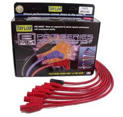 Taylor Cable Products 74200 8mm Spiro-Pro custom 6 cyl red