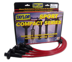 Taylor Cable Products 74291 8mm Spiro-Pro custom 4 cyl red