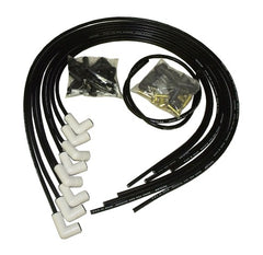 Taylor Cable Products 75051 8mm Spiro Pro Ceramic Boot Universal Wire Set 90deg. Black