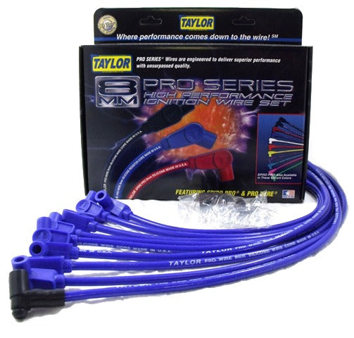 Taylor Cable Products 76638 8mm race fit Pro Wire TCW blue
