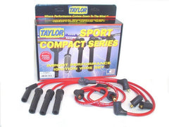 Taylor Cable Products 77247 8mm Spiro-Pro custom 4 cyl red