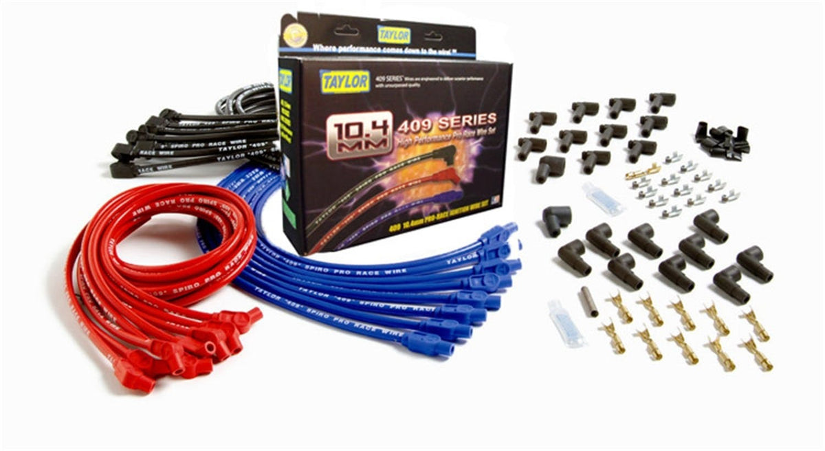 Taylor Cable Products 79058 409 Spiro-Pro race fit black