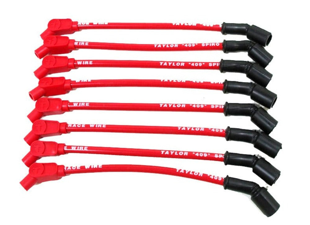 Taylor Cable Products 79214 409 Spiro-Pro race fit 135 red