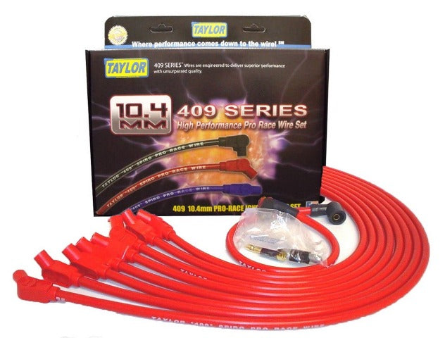 Taylor Cable Products 79232 409 Spiro-Pro race fit red