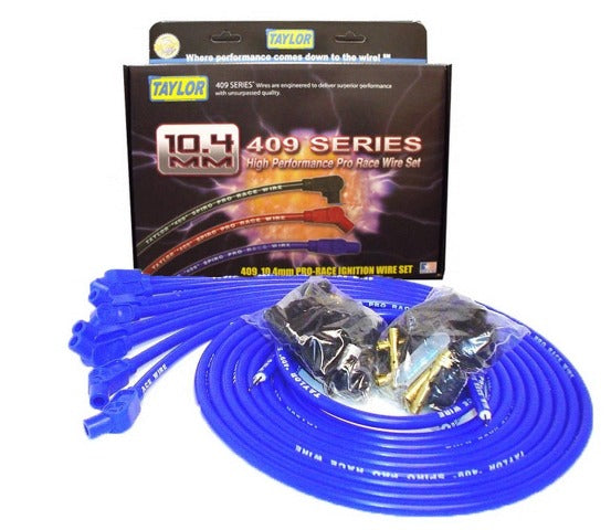 Taylor Cable Products 79653 409 Spiro-Pro univ 8 cyl 135 blue