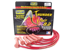 Taylor Cable Products 82237 Thundervolt 8.2 Custom 6 Cylinder Red