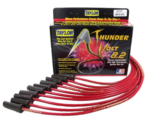 Taylor Cable Products 82245 Thundervolt 8.2 custom 10 cyl red