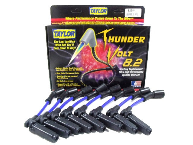 Taylor Cable Products 82644 Thundervolt 8.2 custom 8 cyl blue