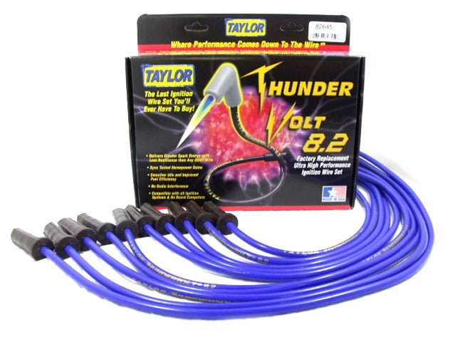 Taylor Cable Products 82645 Thundervolt 8.2 custom 10 cyl blue