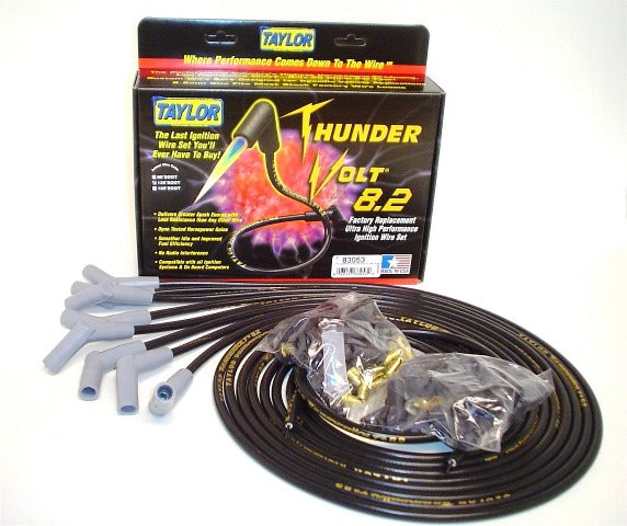 Taylor Cable Products 83053 Thundervolt 8.2 univ 8 cyl 135 black