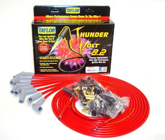 Taylor Cable Products 83253 Thundervolt 8.2 univ 8 cyl 135 red