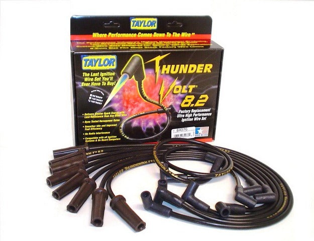 Taylor Cable Products 84076 Thundervolt 8.2 custom 8 cyl black