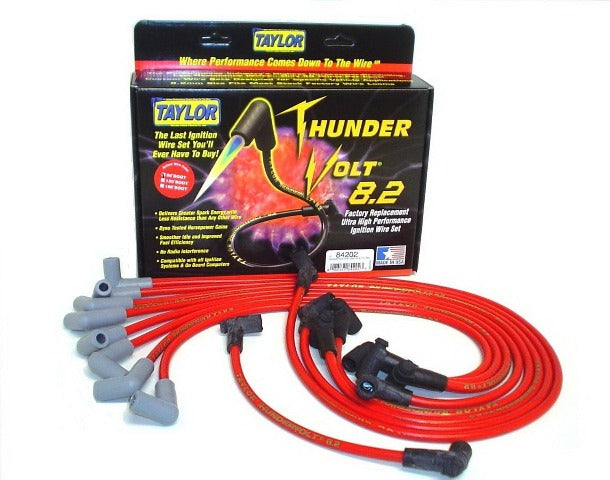 Taylor Cable Products 84202 Thundervolt 8.2 custom 8 cyl red