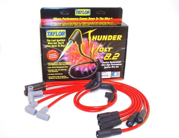 Taylor Cable Products 84235 Thundervolt 8.2 custom 6 cyl red