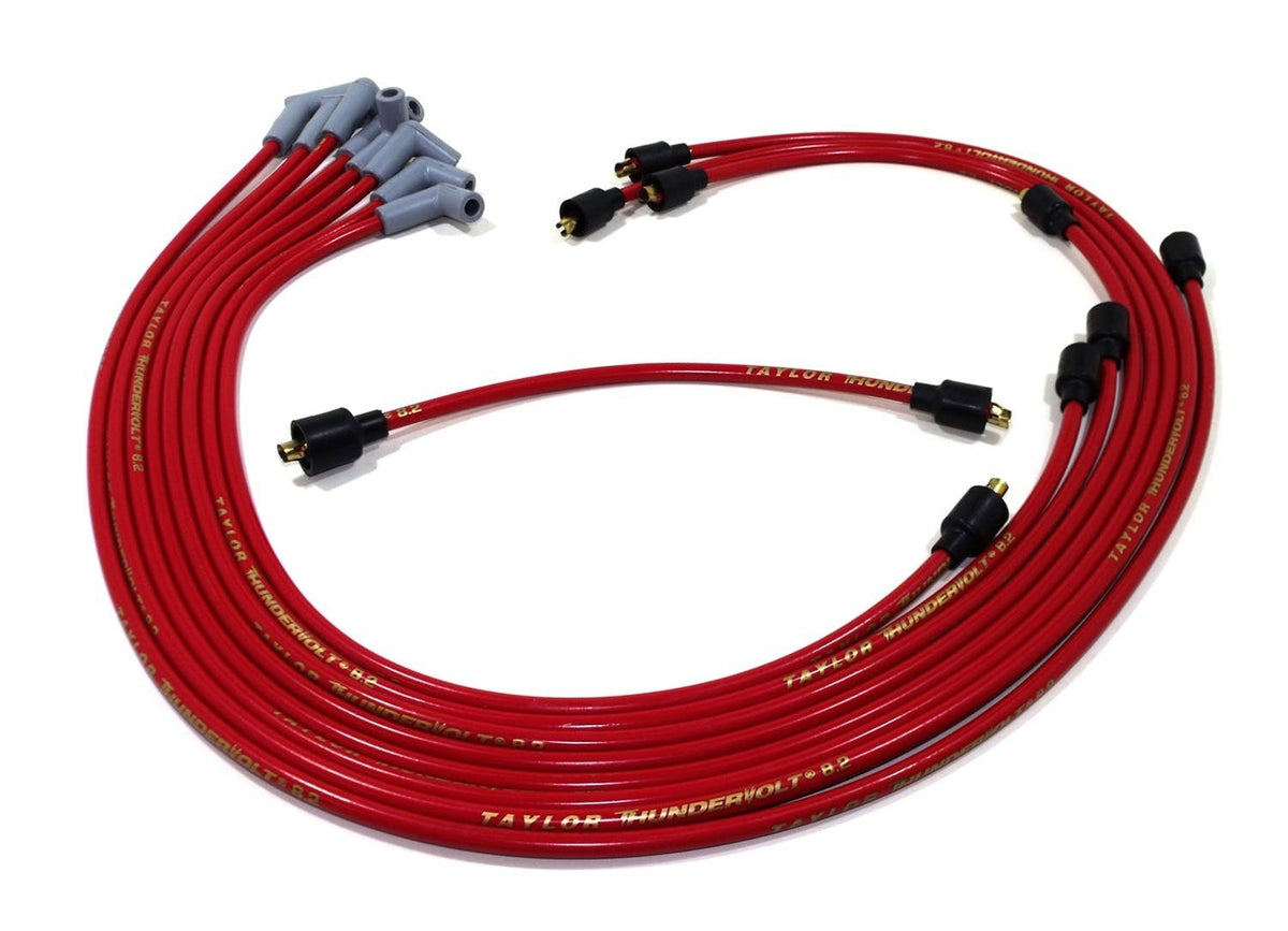 Taylor Cable Products 84272 Thundervolt 8.2 custom 8 cyl red