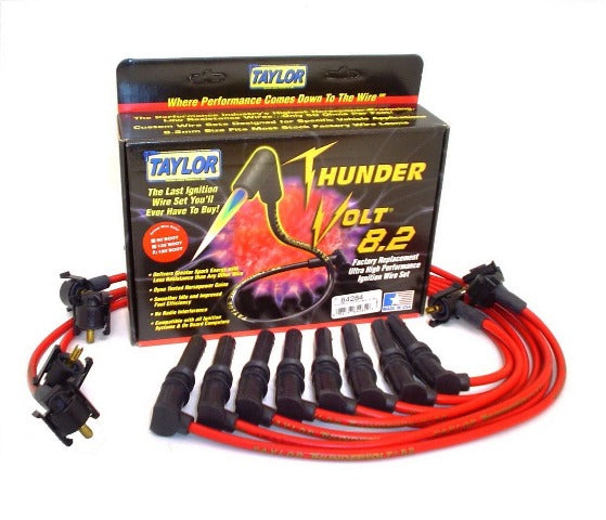 Taylor Cable Products 84284 Thundervolt 8.2 custom 8 cyl red
