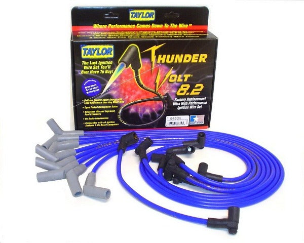 Taylor Cable Products 84604 Thundervolt 8.2 custom 8 cyl blue