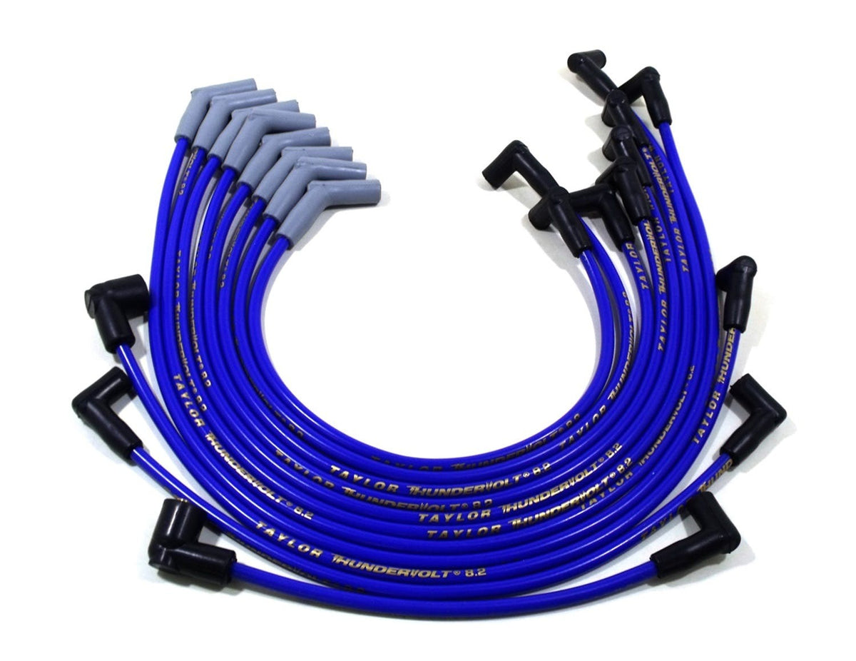 Taylor Cable Products 84655 Thundervolt 8.2 custom 8 cyl blue