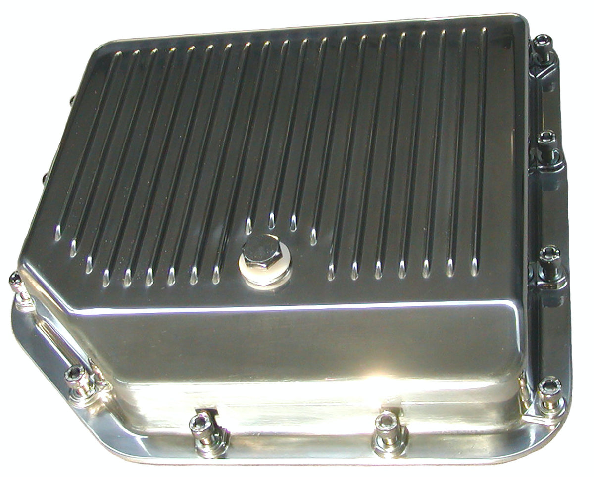 TCI Automotive 328010 GM TH350 Polished Die Cast Aluminum Pan (Stock Depth)