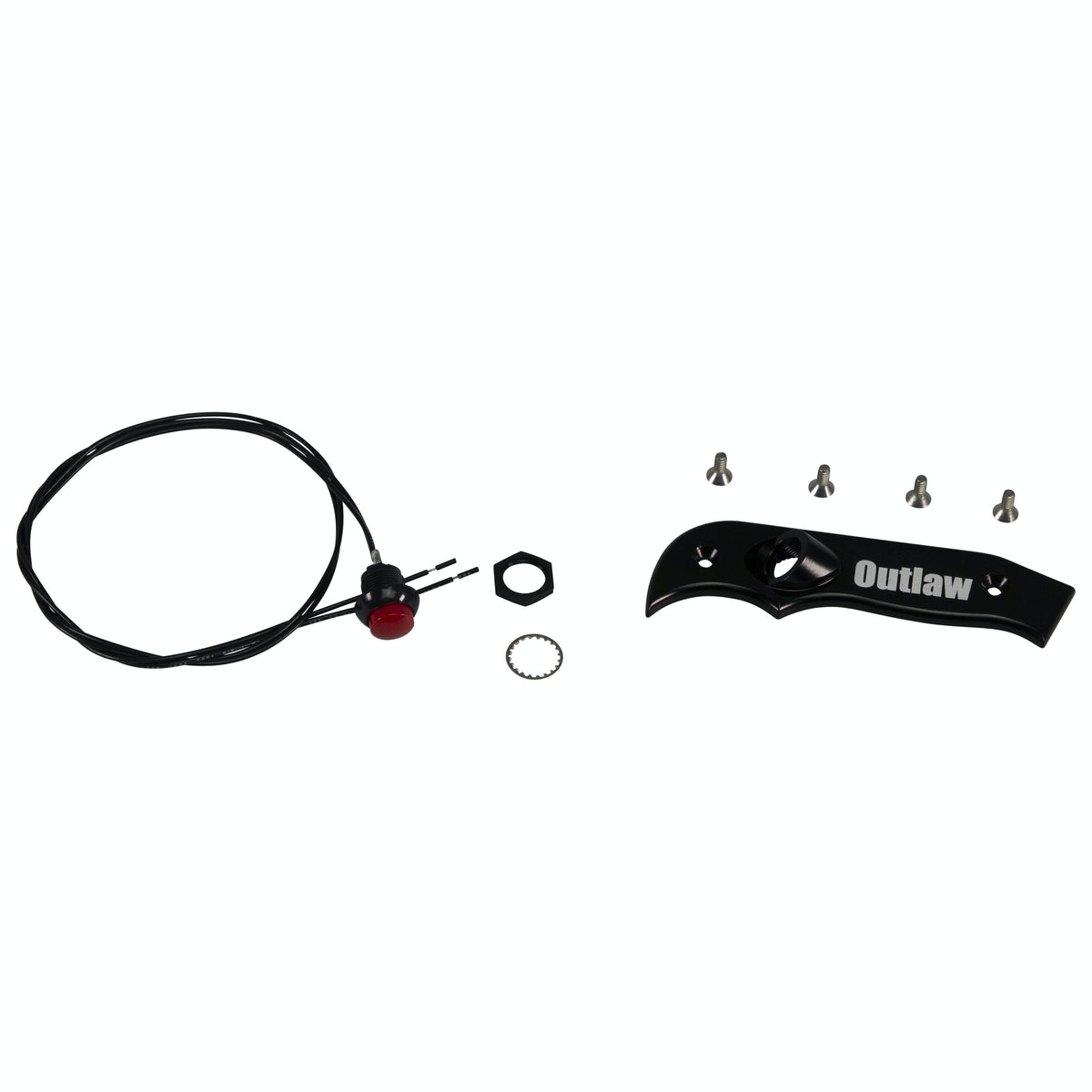 TCI Automotive 618008 Outlaw Shifter Handle with Push-Button Switch