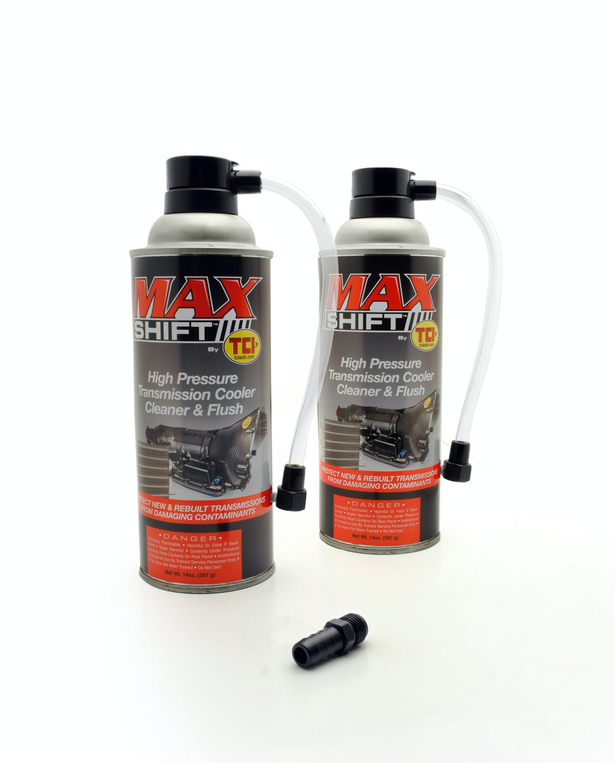 TCI Automotive 883003 Max-Shift Trans Cooler Flush w/ Barb Fitting Two-Pack