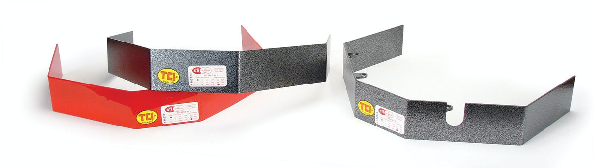 TCI Automotive 940070 Silver-Vain Powder-Coated Flexplate Safety Shield for Buick/Oldsmobile/Pontiac