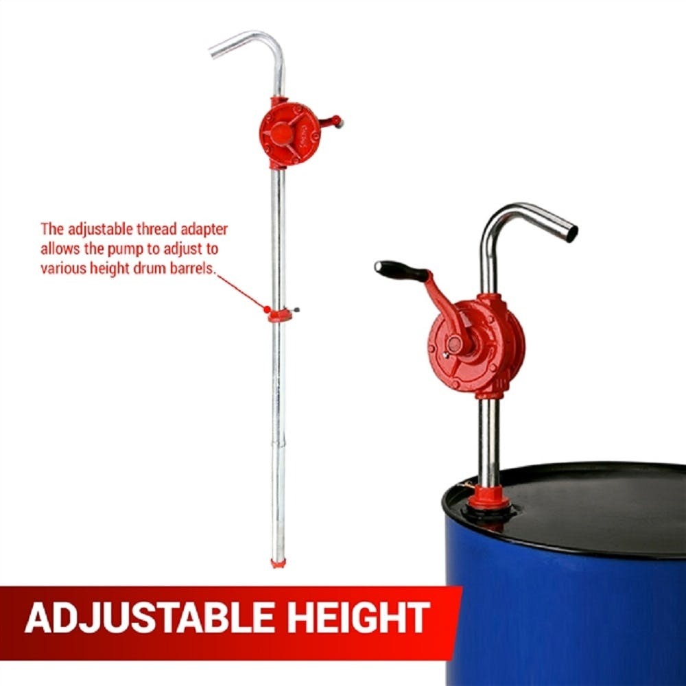 Tera Pump 20048 TRWS25 - Cast Iron Rotary Drum Pump