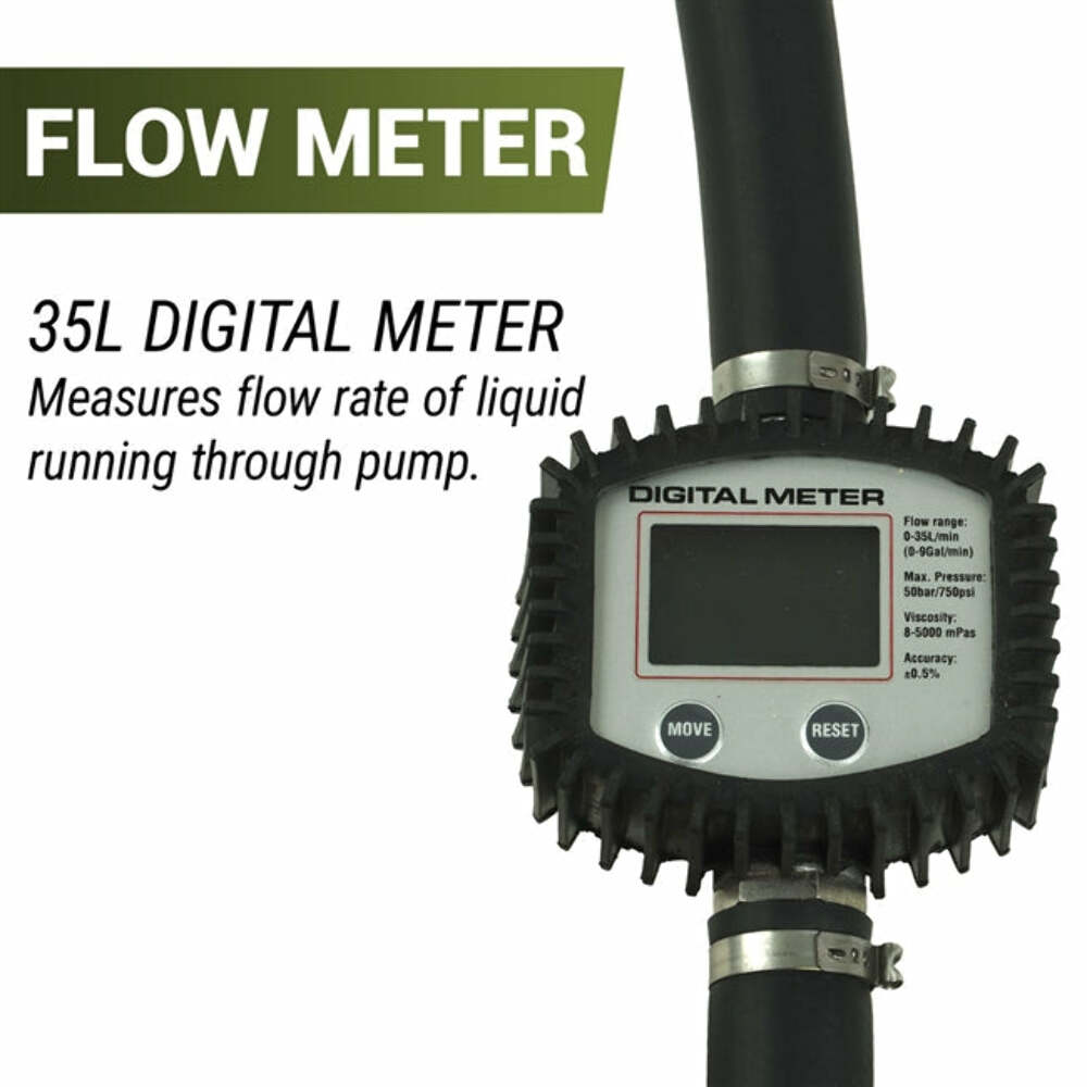 Tera Pump 20104 TREDRUMT-M - Metered Electric Drum Pump Telescopic