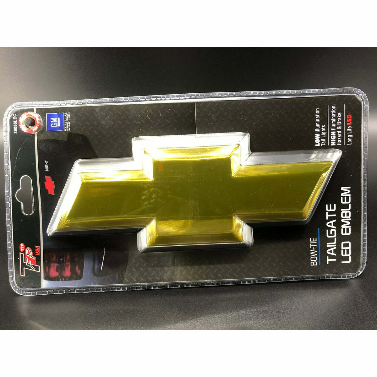 TFP 35086LEC Lighted Tailgate Logo Emblem - Chrome OEM Look