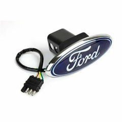 TFP 46048LHC Lighted Hitch Cover - Chrome OEM Look