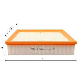 MAHLE Air Filter LX 4392