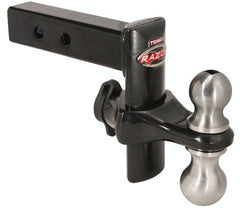 TRIMAX TRZ6PB 6 inch Black Powder Coat Forged Steel Adjustable Drop Hitch