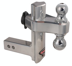 TRIMAX TRZ8AL 8 inch Aluminum Drop Hitch - Dual Hitch Ball Included