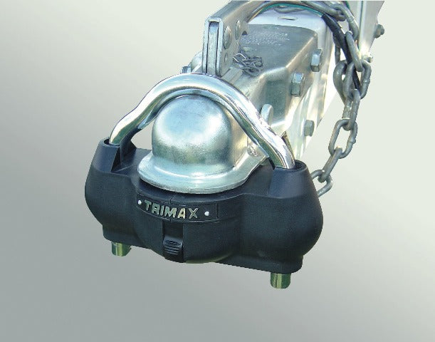 TRIMAX UMAX100 TRIMAX Premium Universal inchSolid Hardened Steel Trailer Lock (Fits Most Coup