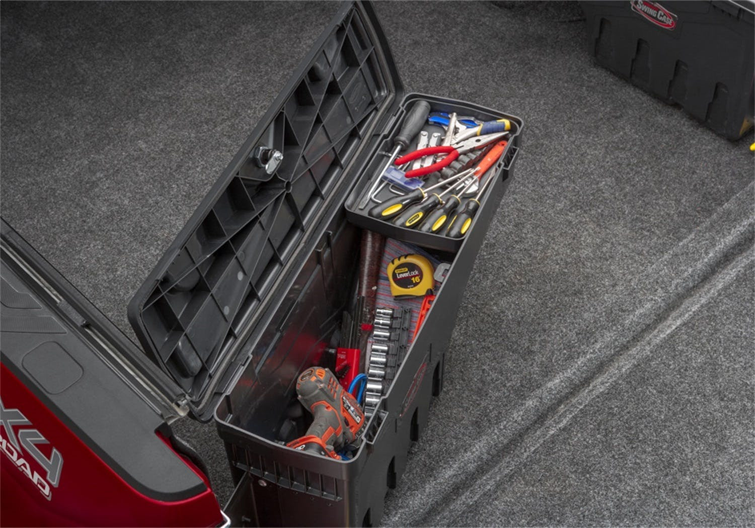 UnderCover SC105D Swing Case Storage Box Drivers Side Black Smooth