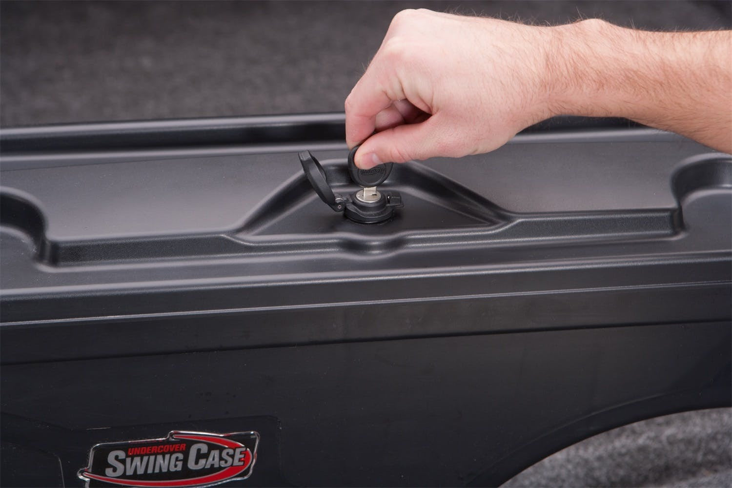 UnderCover SC205D Swing Case Storage Box Drivers Side Black Smooth