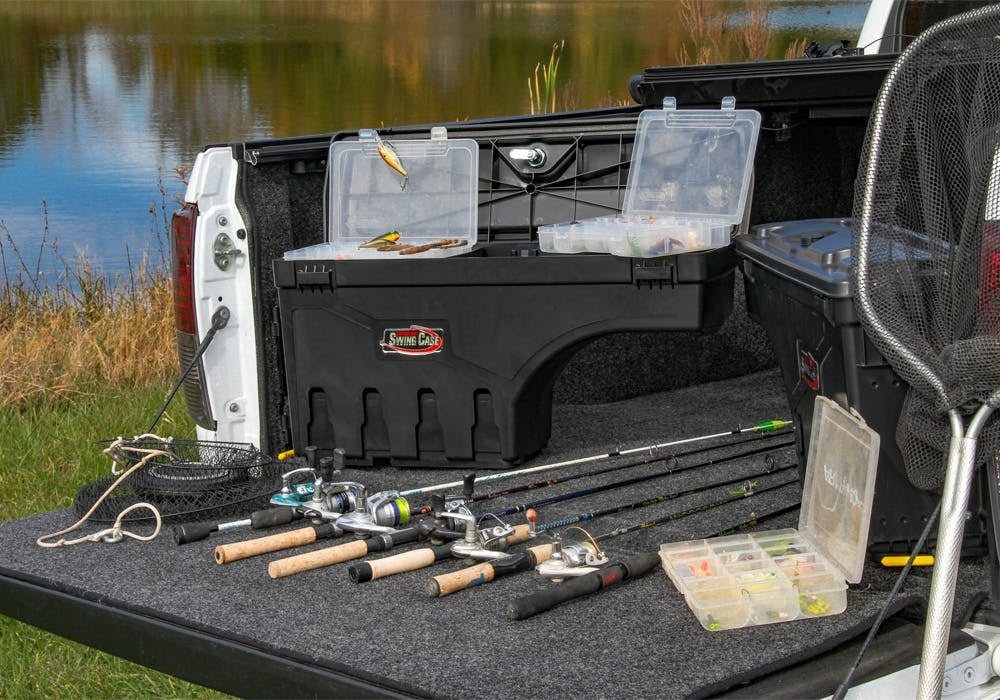 UnderCover SC205D Swing Case Storage Box Drivers Side Black Smooth