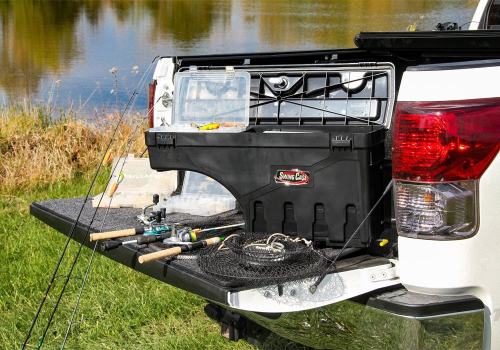 UnderCover SC300P Swing Case Storage Box Passenger Side Black Smooth