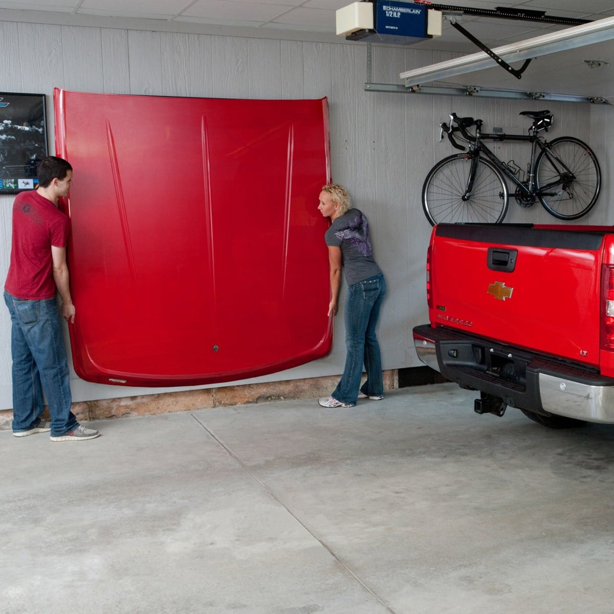 UnderCover UC1116L-G1E LUX Tonneau Cover, Limited Edition Red/Crimson Red