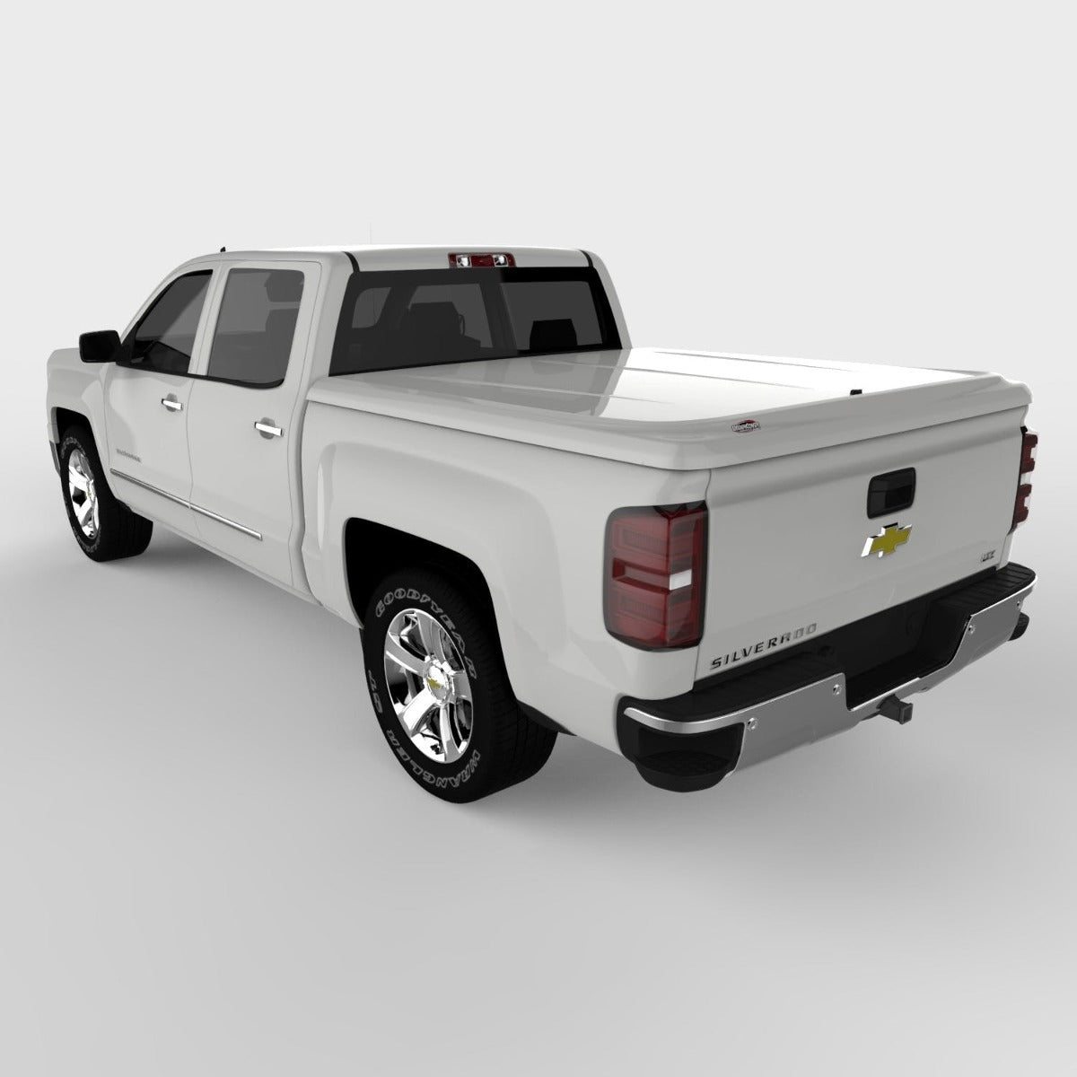 UnderCover UC1116L-GAN LUX Tonneau Cover, Silver Ice