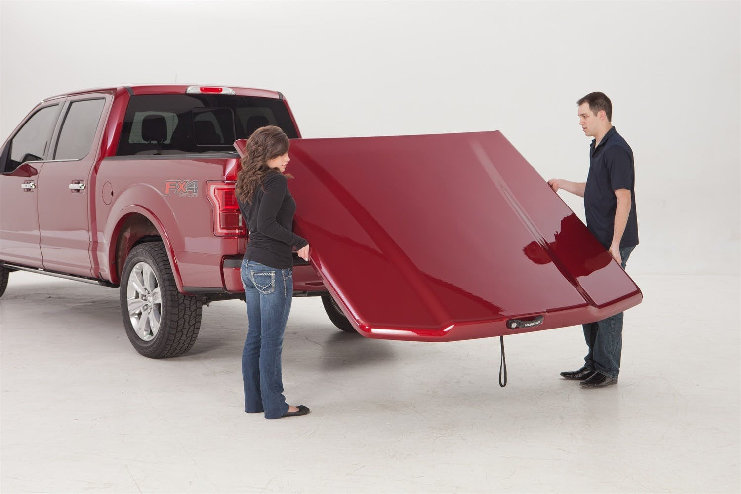 UnderCover UC1158S Elite Smooth Tonneau Cover, Smooth Gray Finish, Must Be Painted