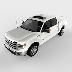UnderCover UC2146L-YZ LUX Tonneau Cover, Oxford White