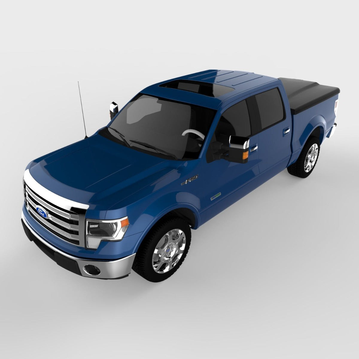 UnderCover UC2148L-UX Elite LX Tonneau Cover, Ingot Silver