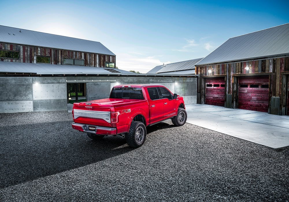 UnderCover UC2158L-D4 Elite LX Tonneau Cover, Lucid Red Pearl